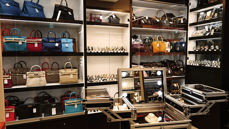 東京ブランド取り扱い店内