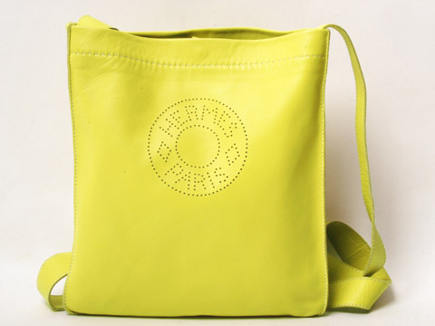 クルードセル　ロングショルダーバッグ　ライム