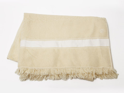 HERMES ビーチタオル ベージュ