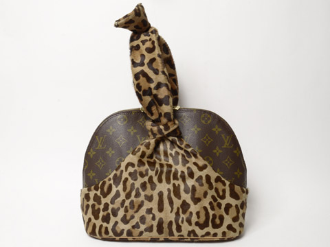 アズディン・アライア 100周年記念 モノグラムレオパード ハラコ