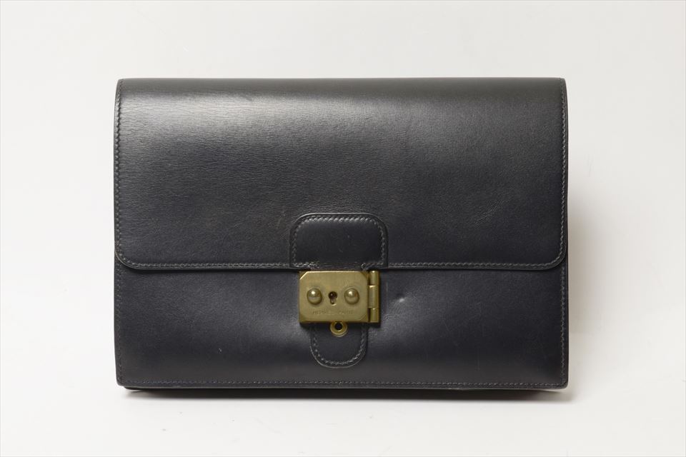 HERMES エルメス ファコ GM 35 クラッチバッグ - ボックスカーフ