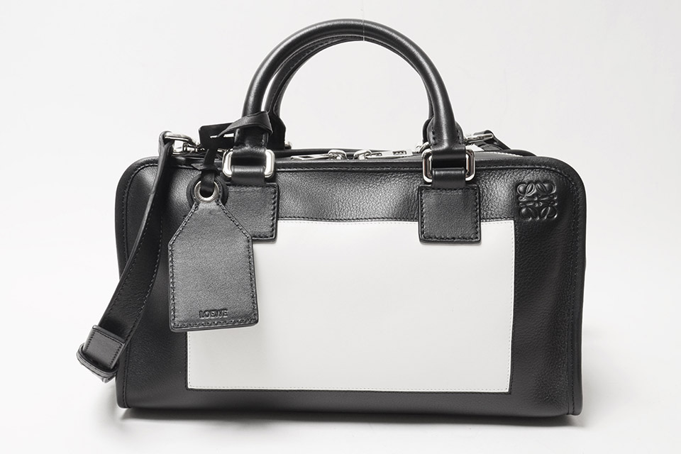 アマソナ28 レザー 黒/白 352.03.N03 未使用