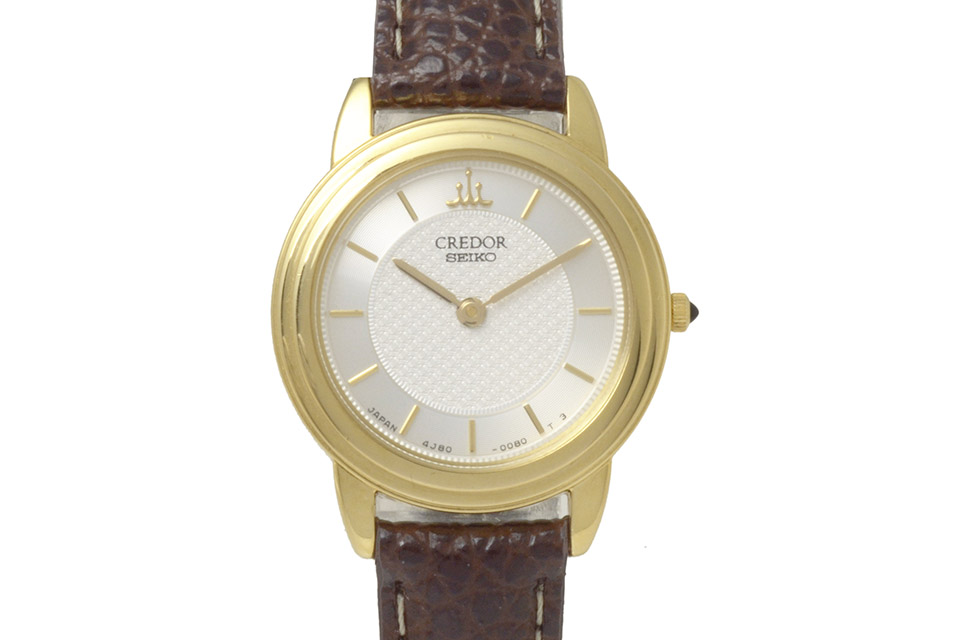 クレドール CREDOR セイコー 革ベルト レディース腕時計 シルバー 692 クレドール CREDOR セイコー 革ベルト レディース腕時計