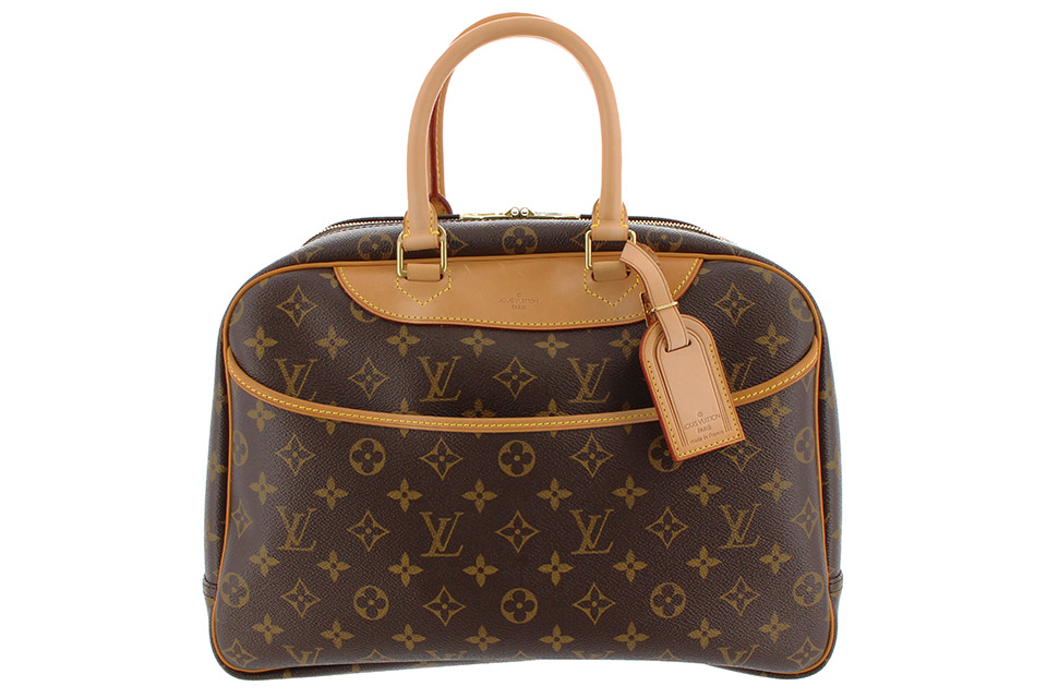 LOUIS VUITTON◇ドーヴィル_モノグラム_BRW/PVC/BRW/M47270【バッグ