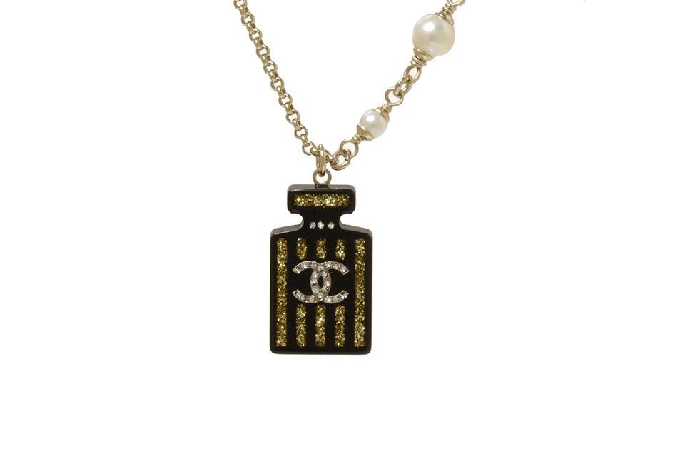 CHANEL シャネル 香水瓶モチーフ ネックレス59cm付属品 - ネックレス