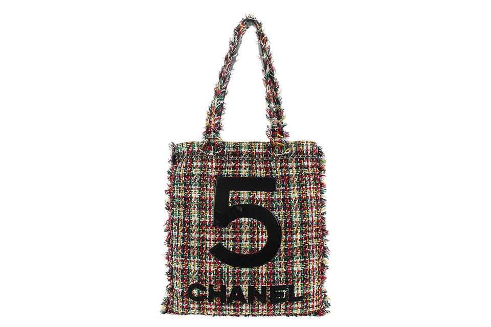 CHANEL シャネル ツイード トートバッグ No.5 - バッグ