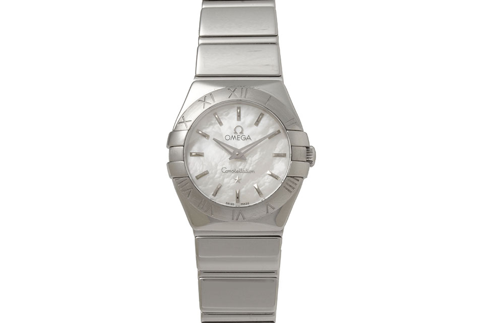 オメガ OMEGA コンステレーション　ホワイトシェル 123.10.24.60.05.002 ステンレススチール レディース 腕時計