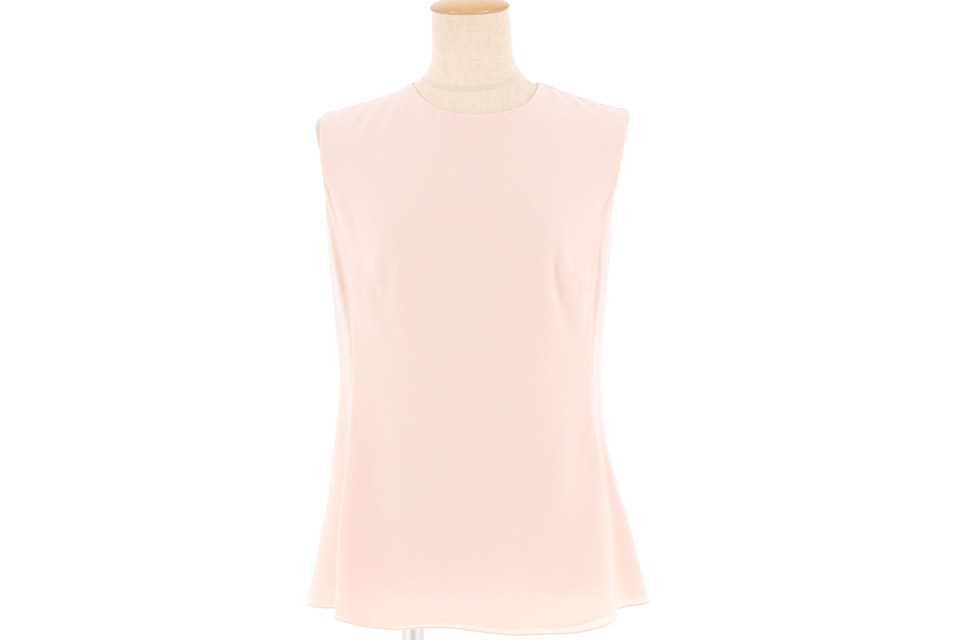 ブラウス シルク ピンク