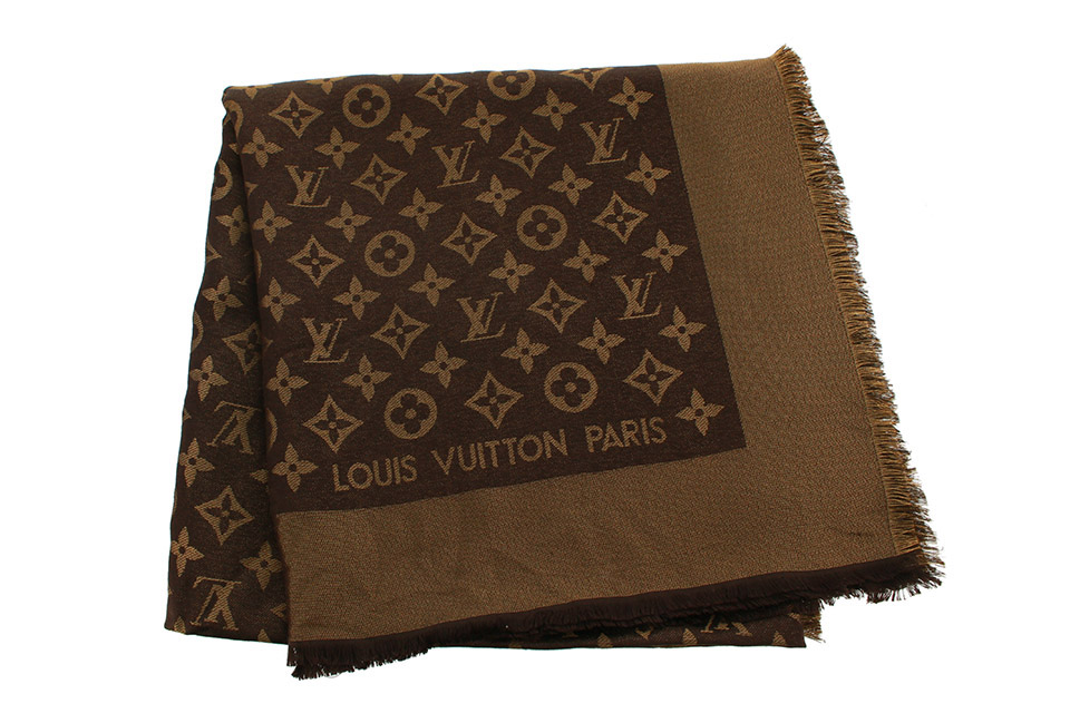 在庫好評 LOUIS VUITTON ショール ゴールド dM7iI-m24869400041