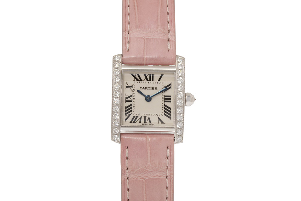 本物の製品を販売する カルティエ　タンクフランセーズ　WGダイヤ SM 腕時計(アナログ)