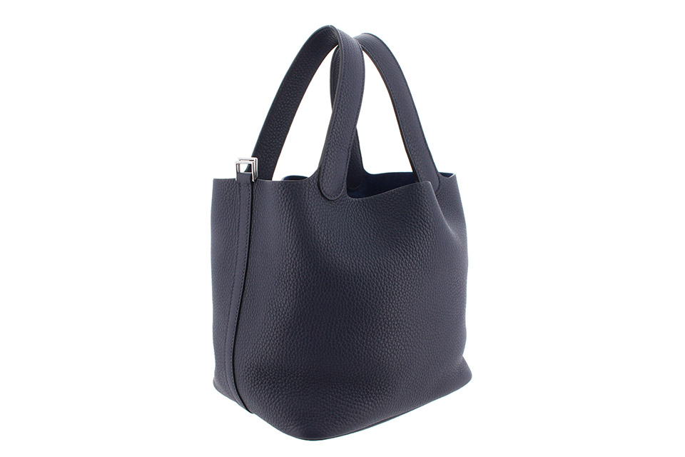 ピコタンロックmm トリヨン ブルーニュイ シルバー金具 未使用