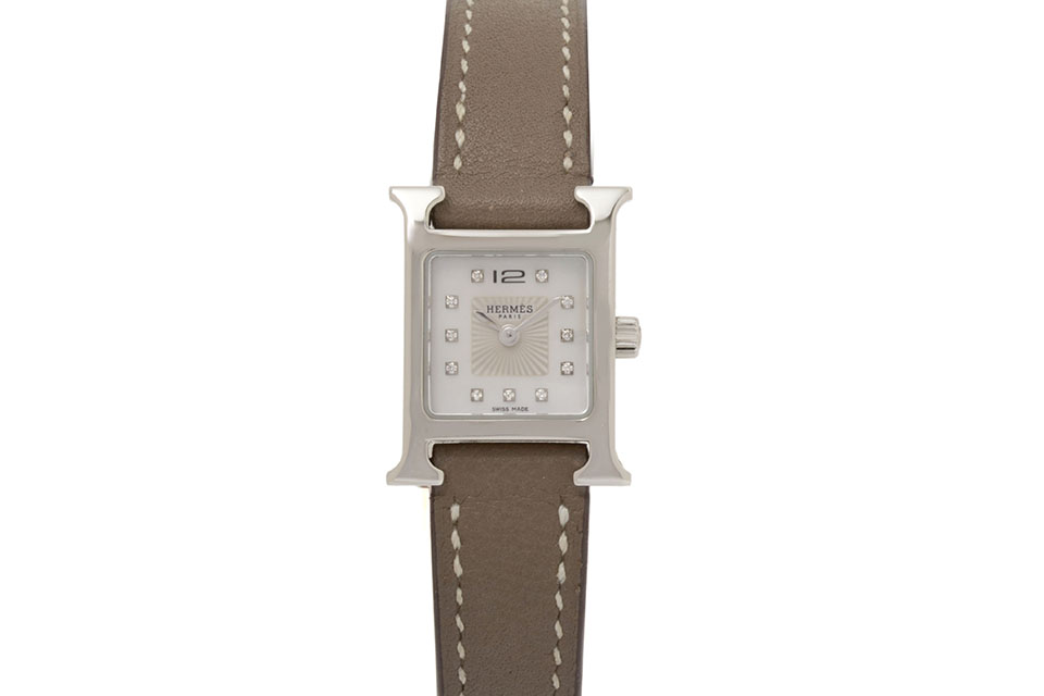 エルメス HERMES HH1.110 Hウォッチ ミニ クォーツ レディース _758048