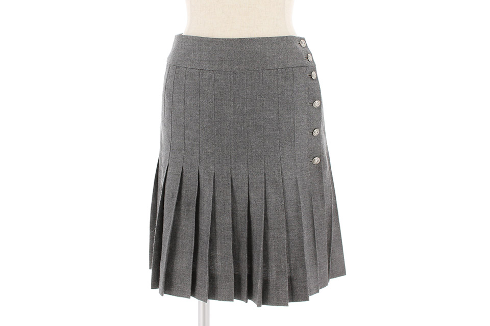 プリーツスカート グレー #38