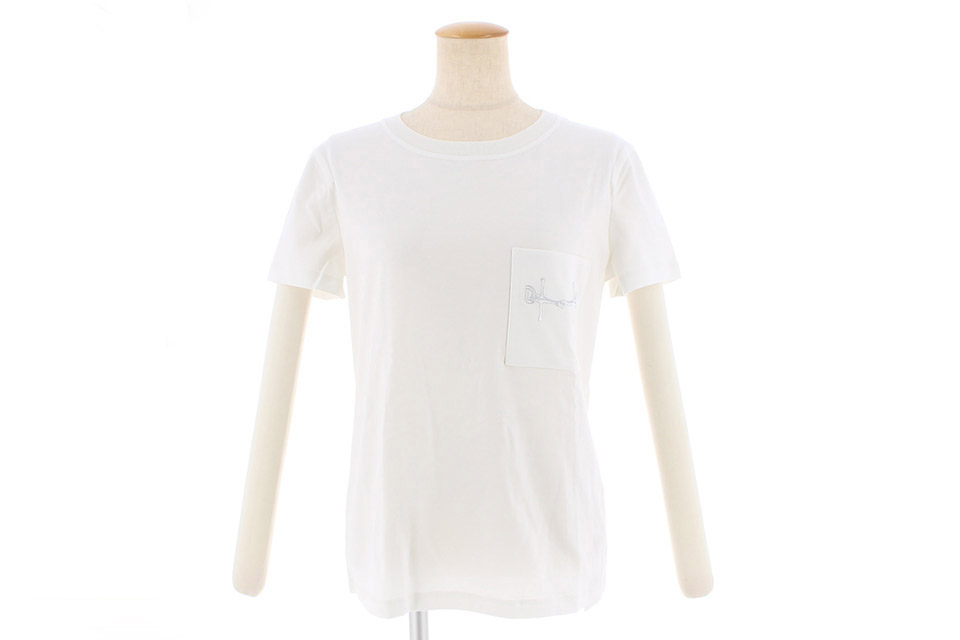 Tシャツ ホワイト コットン レディース #36 新品