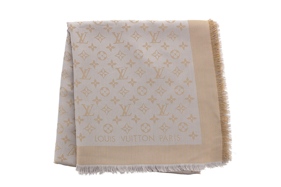 在庫好評 LOUIS VUITTON ショール ゴールド dM7iI-m24869400041