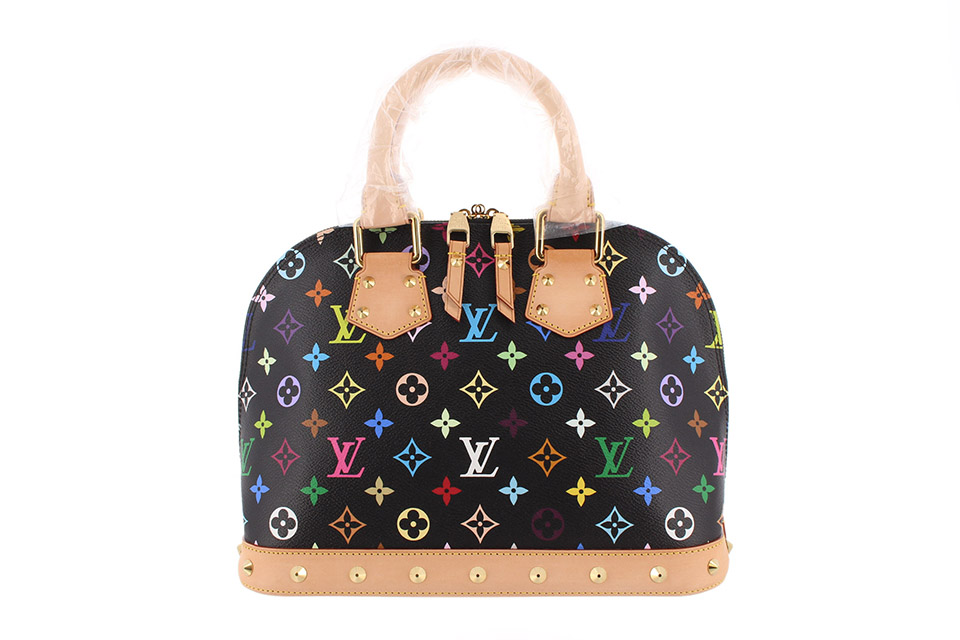 ルイヴィトン LOUIS VUITTON アルマPM M40444 モノグラムマルチ 鞄 ハンドバッグ モノグラムマルチカラーキャンバス ノワール ブラック×マルチカラー