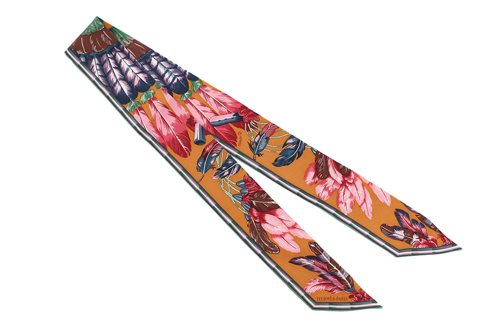 エルメス ツイリー ブラウン系 人気カラー❤︎エルメス ツイリー