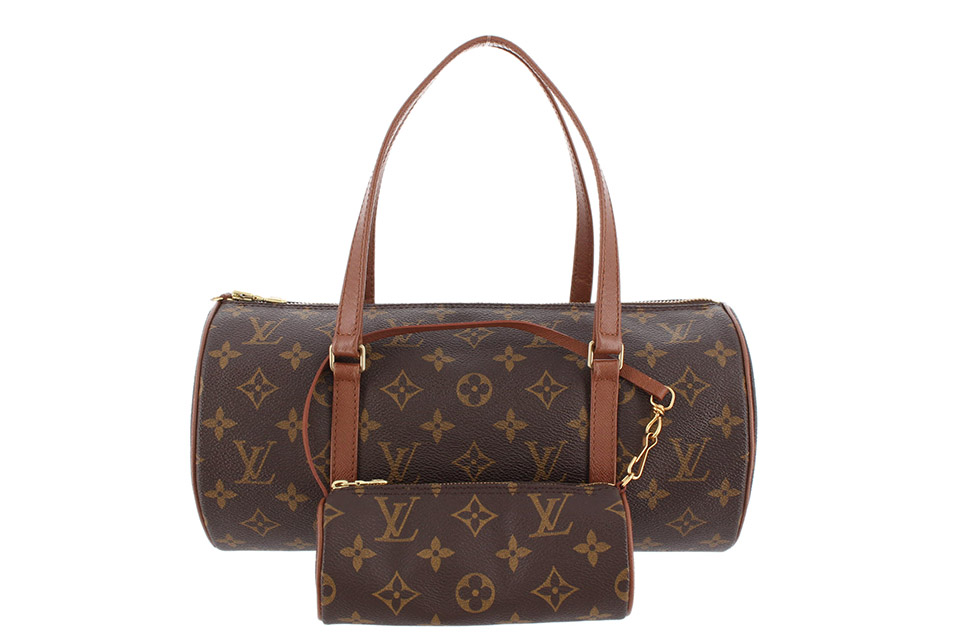 LOUISVUITTON パピヨン ポーチ モノグラム M51365 美品 LOUIS VUITTON パピヨン ポーチ モノグラム バッグ ルイ