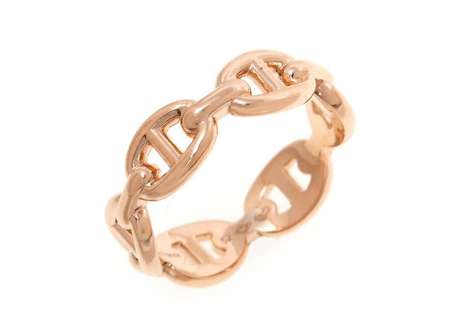 シェーヌダンクル アンシェネPM リング K18PG #52 未使用