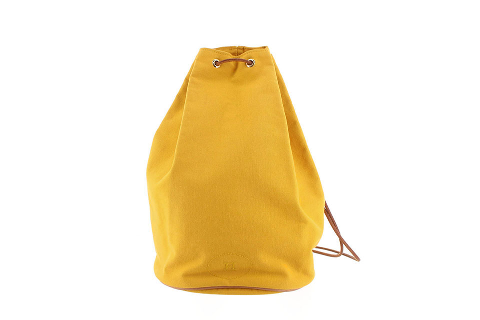 ポロションミミルGM　ショルダーバッグ　キャンバス　イエロー