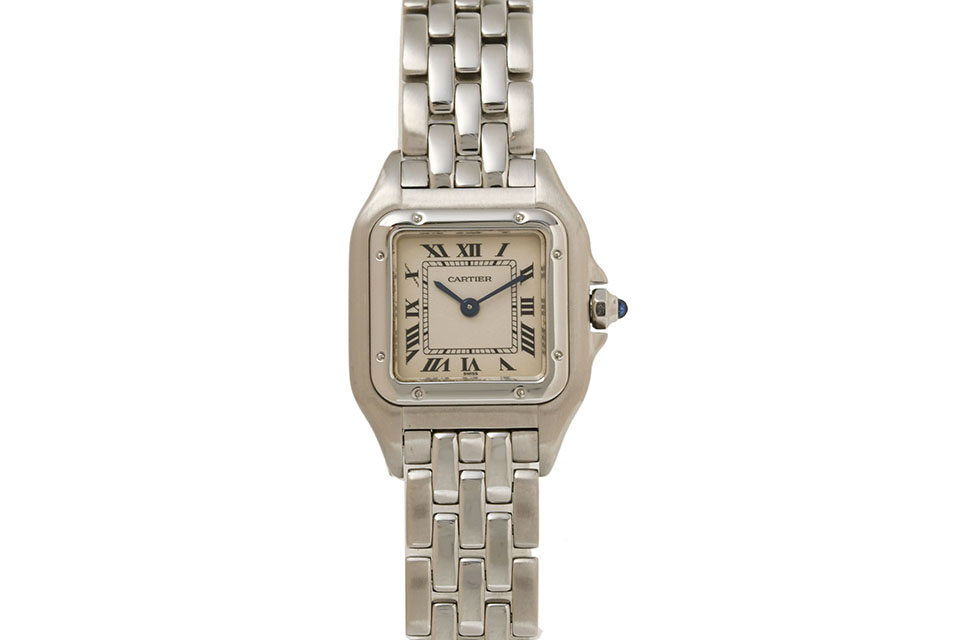 パンテールSM　パンテール　クラシック&フィガロウォッチ　SS　アイボリー文字盤　 W25033P5　レディース　クォーツ