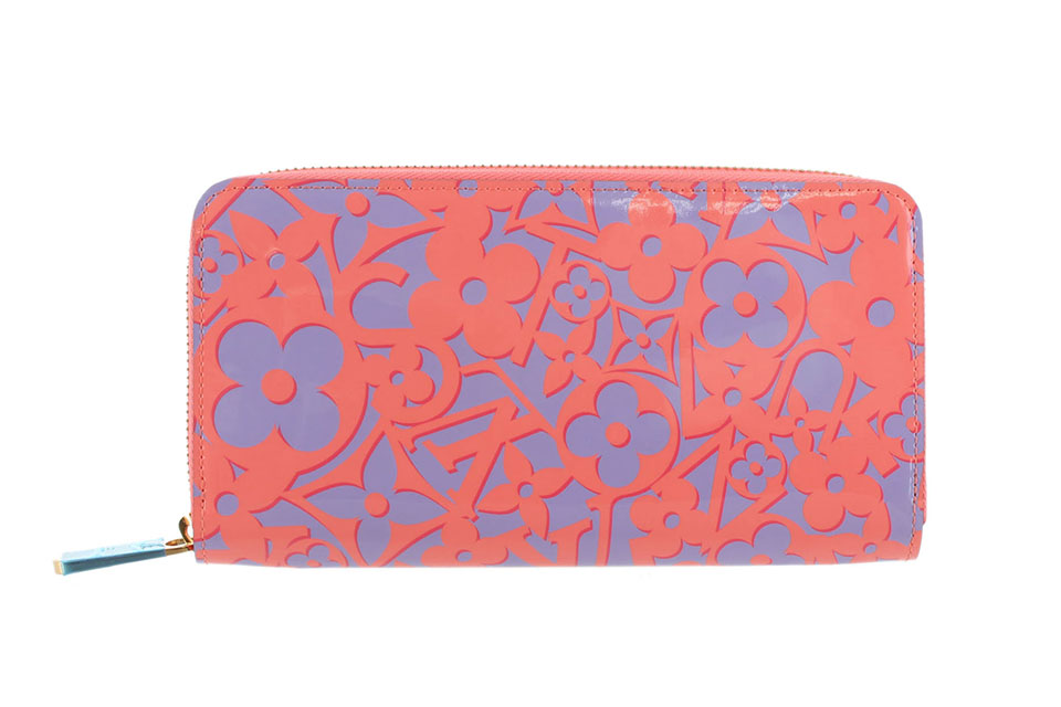 ジッピーウォレット　スイートモノグラム　M90124　ピンク/ブルー　未使用