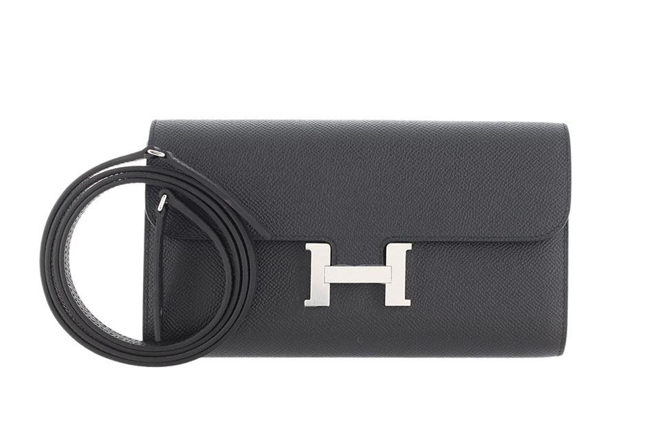 コンスタンス　トゥーゴー　エプソン　黒　ブラック　シルバー金具　W刻印　新品