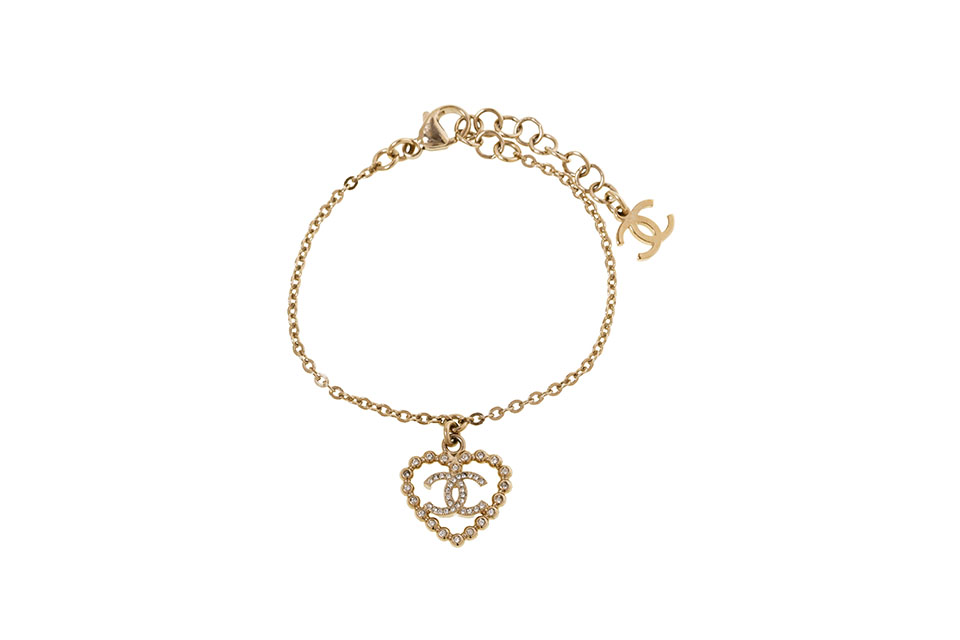 ハートココ　ブレスレット　ラインストーン　C25P