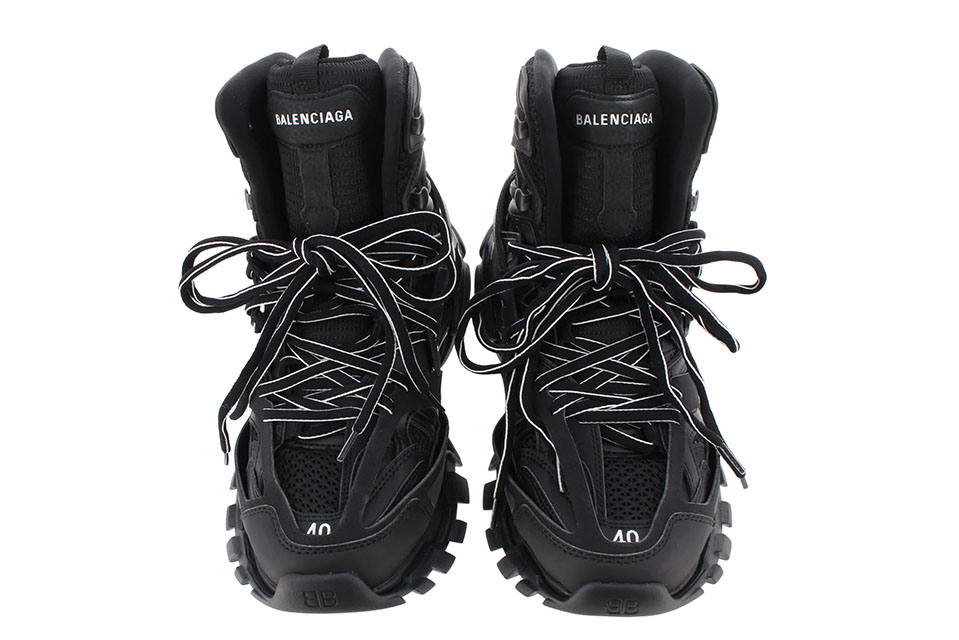 トラック　ハイカットスニーカー　黒　ブラック　#40　未使用