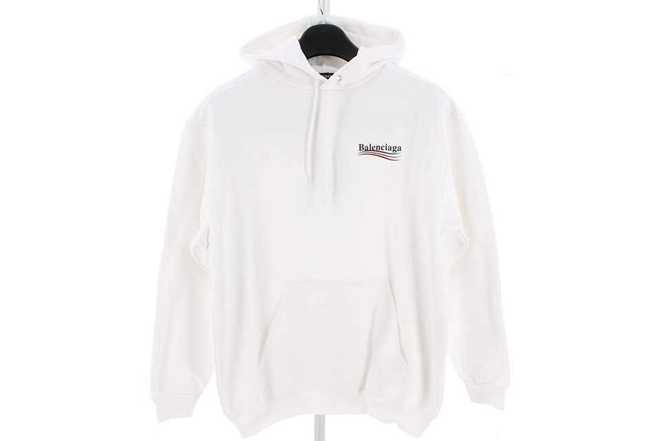 フーディ　HOODIE　パーカー　ミディアムフィット　ホワイト　キャンペーンロゴ　サイズS　600583TIV53　未使用
