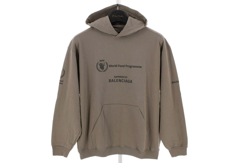 フーディ　HOODIE　パーカー　ミディアムフィット　グレージュ　ワールドフードプログラム　サイズS　600583TMVL1　未使用