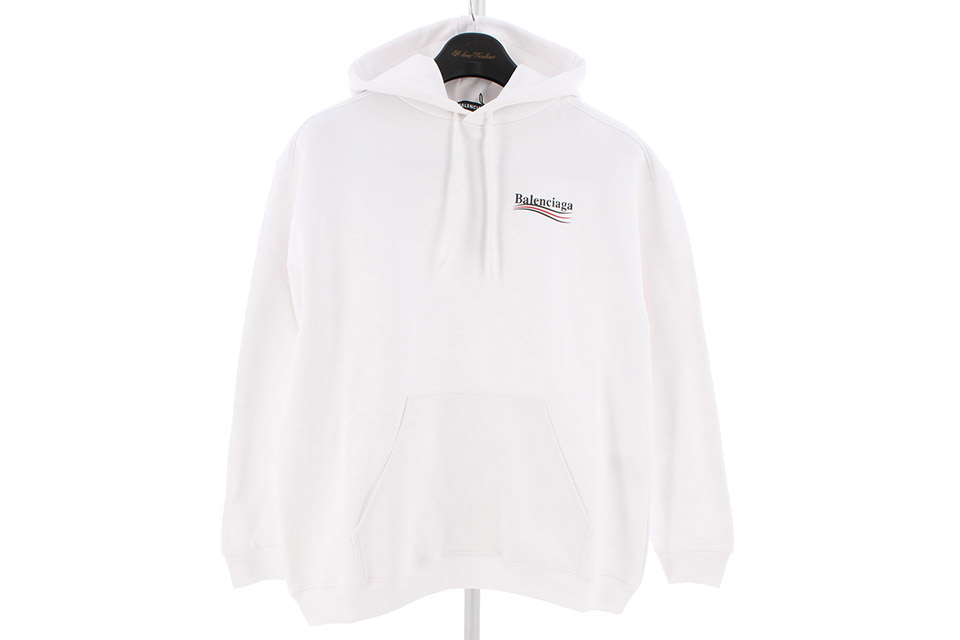 フーディ　HOODIE　パーカー　ミディアムフィット　ホワイト　キャンペーンロゴ　サイズM　600583TIV53　未使用