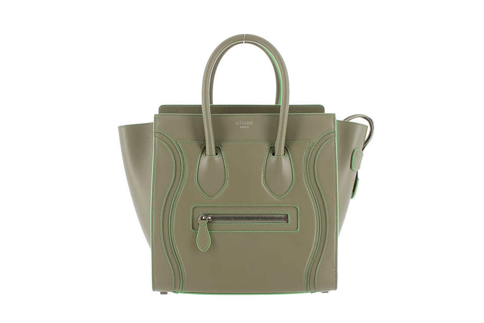 ラゲージ　マイクロショッパー　レザー　グリーン　180433