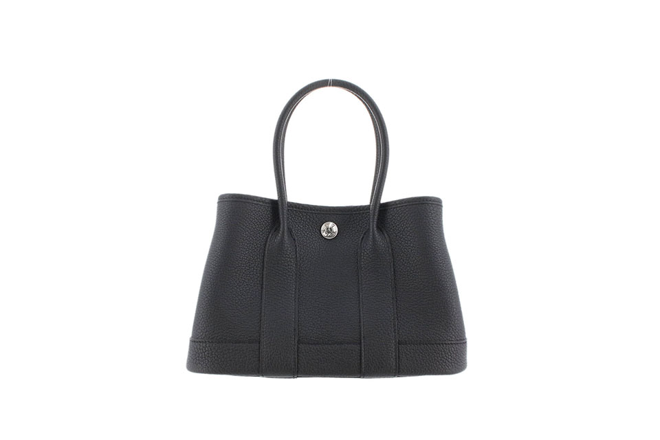 ネオガーデン　23　ガーデンパーティ　ハンドバッグ　ネゴンダ　黒　ブラック　シルバー金具　K刻印　新品