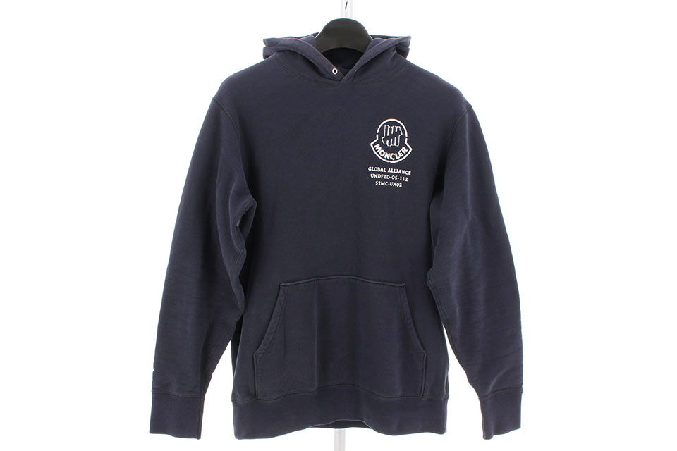 スウェット　パーカー　トレーナー　コットン　ネイビー　メンズM