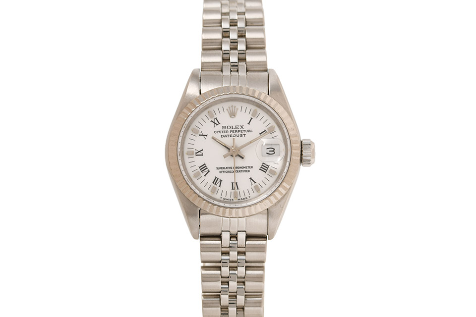 デイトジャスト　69174　SS/WG　ホワイト文字盤　E番　レディース　自動巻