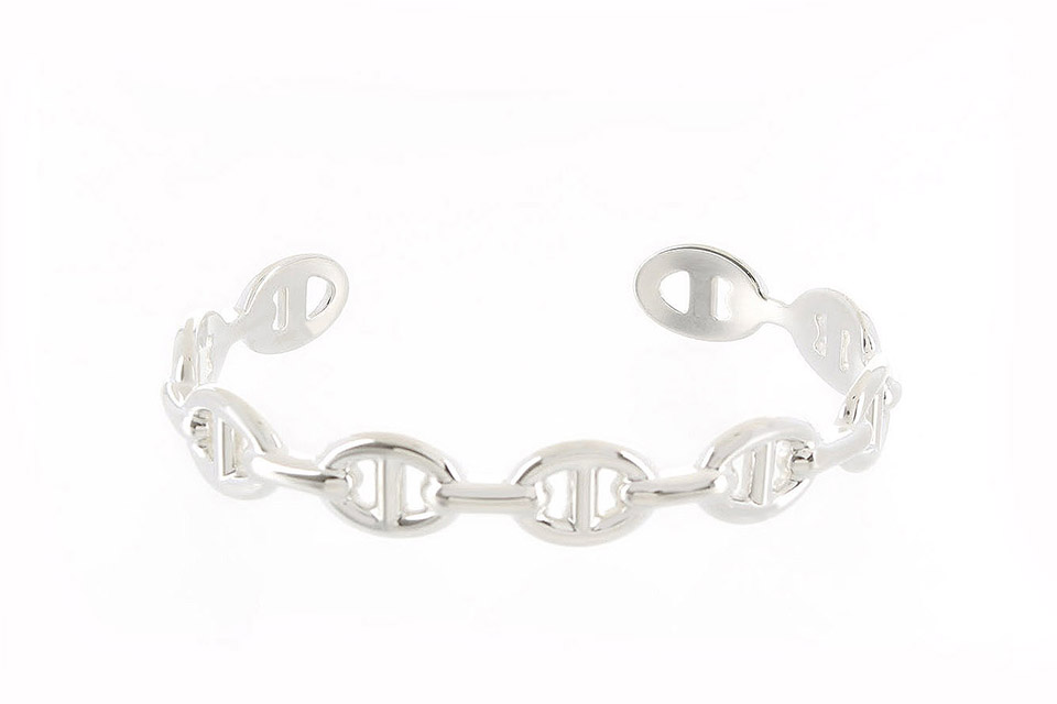 シェーヌダンクル　アンシェネMM　バングル　ブレスレット　シルバー925　ST(Mサイズ)　未使用