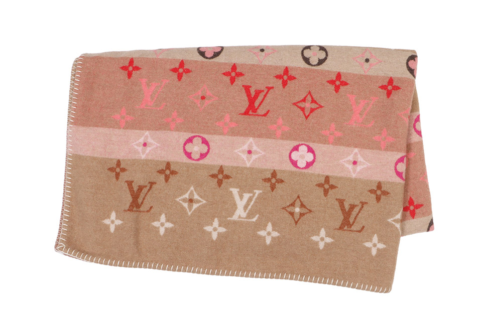 ブランケット　プレッド・モノグラム コロレ　ベージュ/マルチカラー　M77314