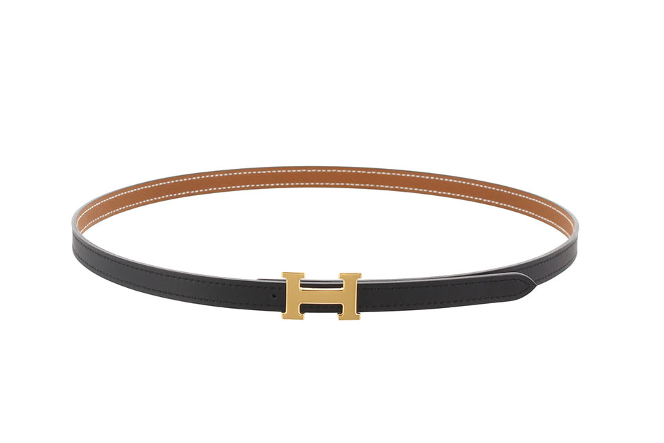 Hベルト　ミニミニコンスタンス　スイフト/エプソン　黒/ゴールド　ゴールド金具　K刻印　#75　新品