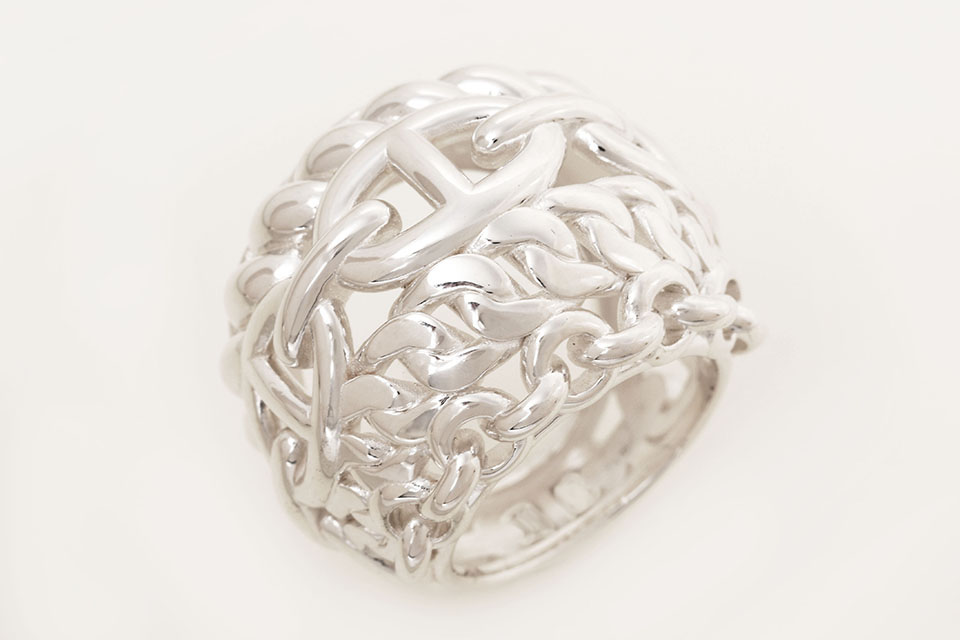 シェーヌダンクル　マルチチェーンTGM　リング　シルバー925　#53