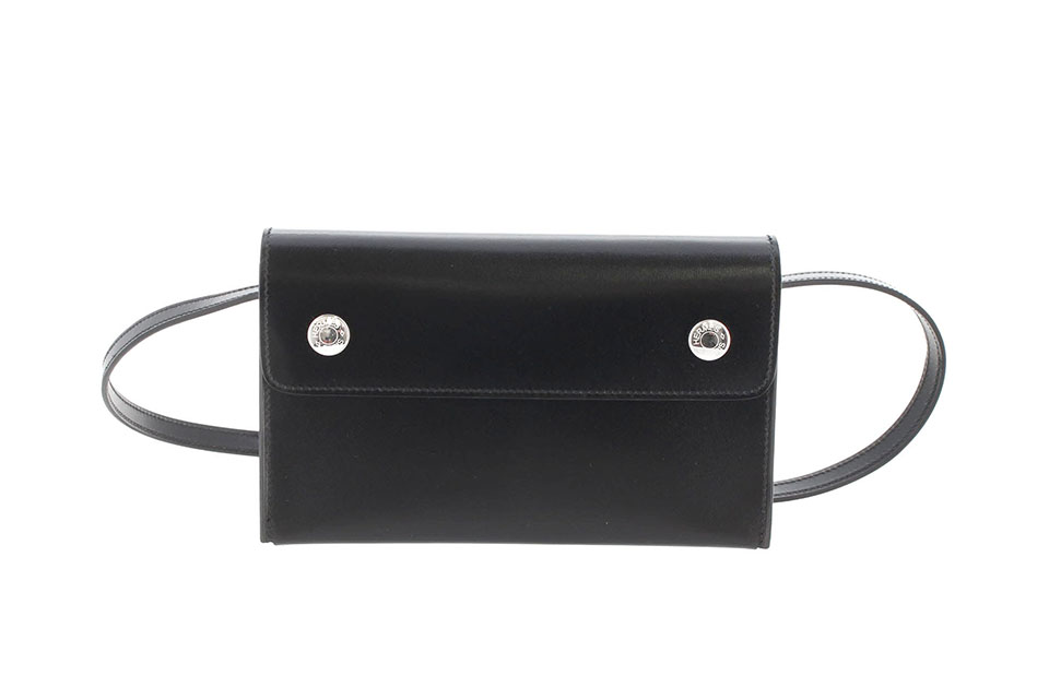 ナップ　トゥーゴー　ボックスカーフ　黒　ブラック　シルバー金具　W刻印　未使用