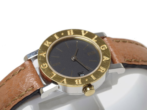 ブルガリ BB23SGL K18 コンビ ブラック クォーツ レディース 腕時計 ブルガリ ブルガリブルガリ BB23SGL ブラック レディース 時計 【中古