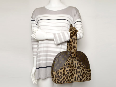 アズディン・アライア 100周年記念 モノグラムレオパード ハラコ