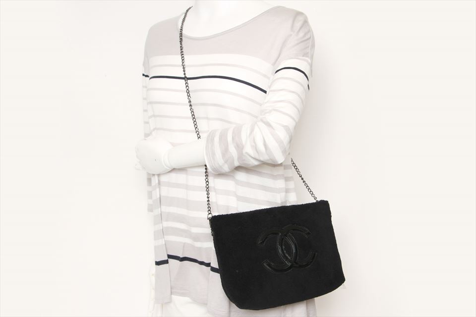 ノベルティ チェーンショルダーバッグ ブラック 楽天市場】CHANEL ノベルティ（カラーブラック）（ショルダー