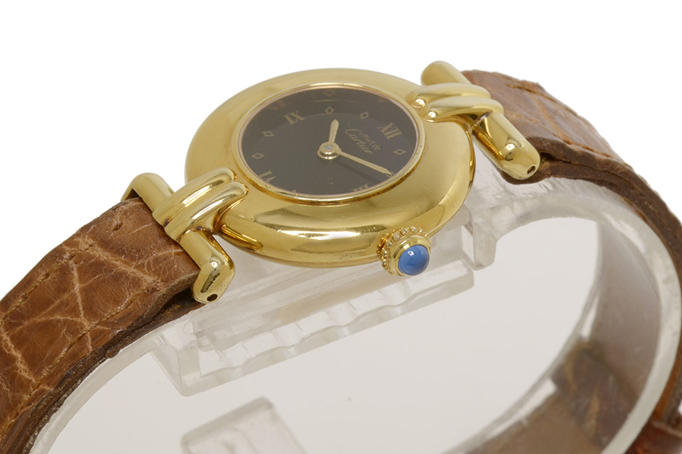 マストコリゼ ヴェルメイユ 黒文字盤 GP 社外ベルト レディース