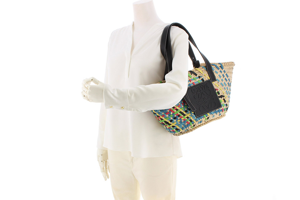 LOEWE マルチカラー かごバッグ バスケットバッグ