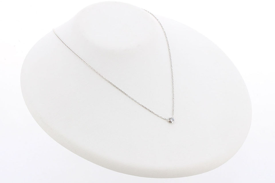 ディアマンレジェドゥカルティエ ダムール ダイヤネックレス LM K18WG