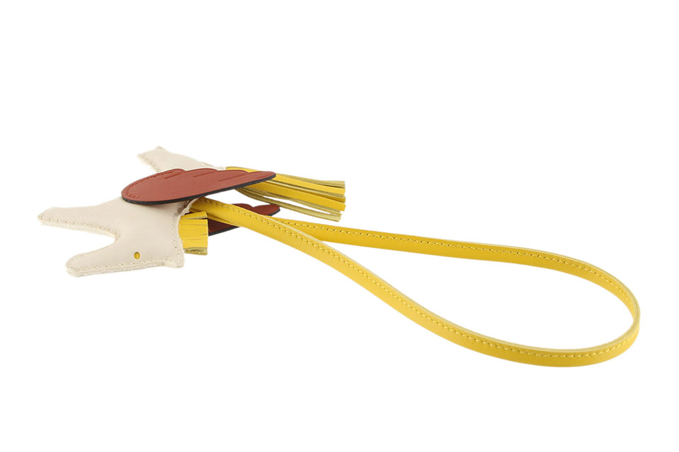 エルメス ロデオチャームペガサスPM クレ/ジョーヌナプル/キュイーブル