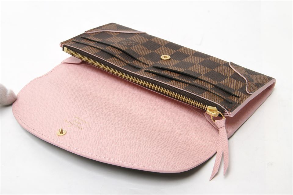 新品】Louis Vuitton・ダミエポルトフォイユカイサ・ローズバレリーヌ