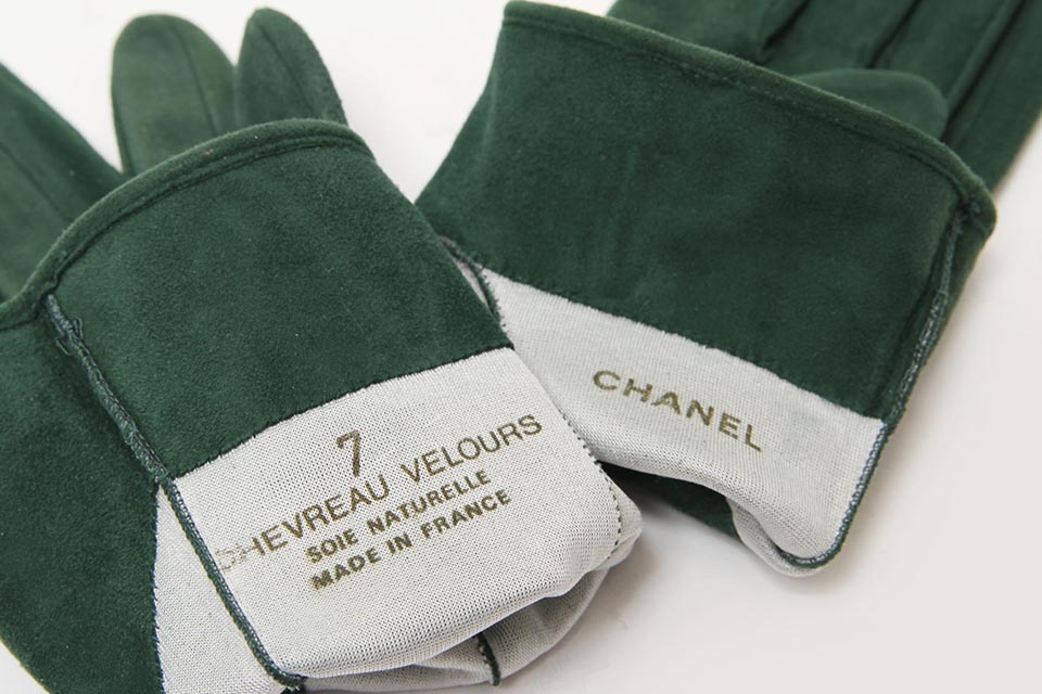 シャネル　グローブ　手袋 CHANEL シャネル 手袋 グローブ ブラック ギフト 国内発/関税込